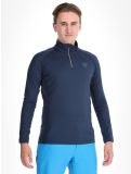 Miniatuur Rossignol, Classique 1/2 Zip GA Ski pully heren Dark Navy Blauw 