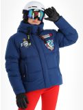 Miniatuur Rossignol, JC De Castelbajac Modul Down Bomber ski-jas dames Cosmic Blue blauw 