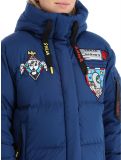 Miniatuur Rossignol, JC De Castelbajac Modul Down Bomber ski-jas dames Cosmic Blue blauw 