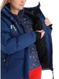 Miniatuur Rossignol, JC De Castelbajac Modul Down Bomber ski-jas dames Cosmic Blue blauw 