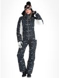 Miniatuur Rossignol, W Staci Print Puffy AA Jas gevoerd dames Black Zwart 