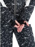 Miniatuur Rossignol, W Staci Print Puffy AA Jas gevoerd dames Black Zwart 