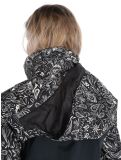 Miniatuur Roxy, Jetty Bloc AA Jas gevoerd dames True Black Bandanas Wit, Zwart 