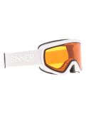 Miniatuur Sinner, Estes PA Goggles unisex Matt White Wit 