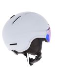 Miniatuur Sinner, Montblanc skihelm met vizier unisex Matt White wit 