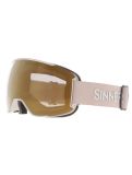 Miniatuur Sinner, Snowflake PA Goggles extra lens unisex Mat Light Grey Grijs 