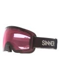 Miniatuur Sinner, Snowflake PA Goggles extra lens unisex Matt Black Zwart 