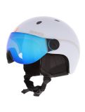 Miniatuur Sinner, Titan Visor skihelm met vizier unisex Matt White wit 