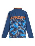 Miniatuur Spyder, Camo 1/2 Zip skipully kinderen True Navy blauw 