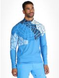 Miniatuur Spyder, Legacy 1/2 Zip skipully heren Aether Blue blauw 