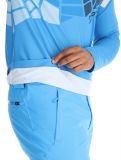 Miniatuur Spyder, Legacy 1/2 Zip skipully heren Aether Blue blauw 