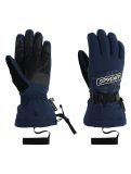 Miniatuur Spyder, Overweb GTX skihandschoenen heren True Navy blauw 