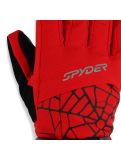 Miniatuur Spyder, Overweb skihandschoenen kinderen Spyder Red rood 