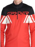 Miniatuur Spyder, Podium 1/2 Zip skipully heren Spyder Red rood 