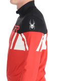 Miniatuur Spyder, Podium 1/2 Zip skipully heren Spyder Red rood 