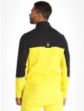 Miniatuur Spyder, Speed Fleece 1/2 Zip skipully heren Acid Yellow geel, zwart 