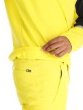 Miniatuur Spyder, Speed Fleece 1/2 Zip skipully heren Acid Yellow geel, zwart 