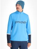 Miniatuur Spyder, Speed Fleece 1/2 Zip skipully heren Aether Blue blauw 