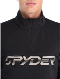 Miniatuur Spyder, Speed Fleece 1/2 Zip skipully heren Black zwart 