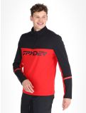 Miniatuur Spyder, Speed Fleece 1/2 Zip skipully heren Spyder Red rood 