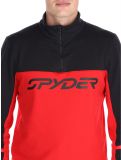 Miniatuur Spyder, Speed Fleece 1/2 Zip skipully heren Spyder Red rood 