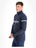 Miniatuur Spyder, Speed Fleece 1/2 Zip skipully heren True Navy blauw 