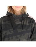 Miniatuur Superdry, Freestyle Tech Overhead winter anorak dames camo groen 