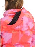 Miniatuur Superdry, Hooded Ski Boxy Puffer AA Jas gevoerd dames Brush Camo Coral Roze 