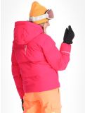 Miniatuur Superdry, Hooded Ski Boxy Puffer AA Jas gevoerd dames Hyper Fire Pink Roze 