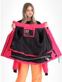 Miniatuur Superdry, Hooded Ski Boxy Puffer AA Jas gevoerd dames Hyper Fire Pink Roze 