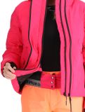 Miniatuur Superdry, Hooded Ski Boxy Puffer AA Jas gevoerd dames Hyper Fire Pink Roze 