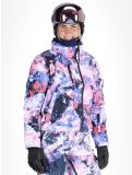 Miniatuur Superdry, Ski Boxy Puffer AA Jas gevoerd dames Mountain Mesh Purple Multicolor, Paars 