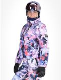 Miniatuur Superdry, Ski Boxy Puffer AA Jas gevoerd dames Mountain Mesh Purple Multicolor, Paars 