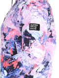 Miniatuur Superdry, Ski Boxy Puffer AA Jas gevoerd dames Mountain Mesh Purple Multicolor, Paars 