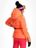 Miniatuur Superdry, Ski Luxe Puffer AA Jas gevoerd dames Pastelline Coral Roze 