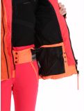 Miniatuur Superdry, Ski Luxe Puffer AA Jas gevoerd dames Pastelline Coral Roze 