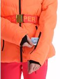 Miniatuur Superdry, Ski Luxe Puffer AA Jas gevoerd dames Pastelline Coral Roze 