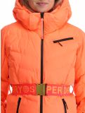 Miniatuur Superdry, Ski Luxe Puffer AA Jas gevoerd dames Pastelline Coral Roze 