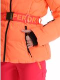 Miniatuur Superdry, Ski Luxe Puffer AA Jas gevoerd dames Pastelline Coral Roze 