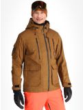 Miniatuur Superdry, Ski Peak Rescue AA Jas gevoerd heren Tobacco Brown Marl Bruin 