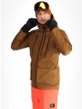 Miniatuur Superdry, Ski Peak Rescue AA Jas gevoerd heren Tobacco Brown Marl Bruin 