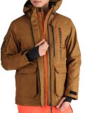 Miniatuur Superdry, Ski Peak Rescue AA Jas gevoerd heren Tobacco Brown Marl Bruin 