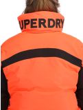 Miniatuur Superdry, Ski Slalom Puffer AA Jas gevoerd dames Volcanic Coral Roze 