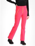 Miniatuur Superdry, Ski Softshell Slim BC Skibroek Softshell dames Hyper Fire Pink Roze 