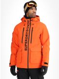 Miniatuur Superdry, Ski Ultimate Rescue AA Jas gevoerd heren Flame Orange Oranje 