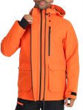 Miniatuur Superdry, Ski Ultimate Rescue AA Jas gevoerd heren Flame Orange Oranje 