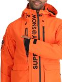 Miniatuur Superdry, Ski Ultimate Rescue AA Jas gevoerd heren Flame Orange Oranje 