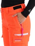 Miniatuur Superdry, Ski Ultimate Rescue skibroek dames Hyper Fire Coral oranje 