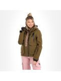 Miniatuur Superdry, Ultimate Rescue Jacket ski-jas dames dusty olive Groen