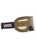 Miniatuur Uvex, Evidnt Attract Cv Dl/fm skibril unisex Black Matt / Mirror Copper bruin, zwart 